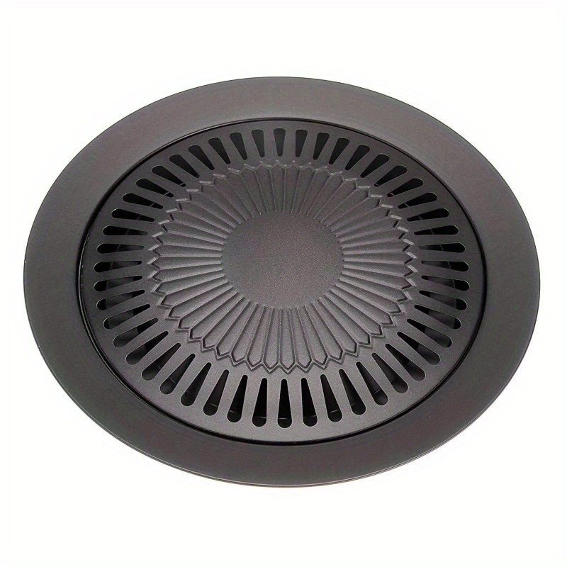 Go Go Smokeless Non-Stick BBQ Grill - Indoor/Outdoor Use, No Electricity Needed, Portable with Carry Handle, Even Heat Distribution for Grilling Vegetables, Meats, Skewers - Perfect for Home, Camping, Backyard, Patio, Grills for Cooking, Backyard Cooking, Compact Design, Durable Construction, Home Chefs, Sturdy Build, Outdoor Enthusiasts