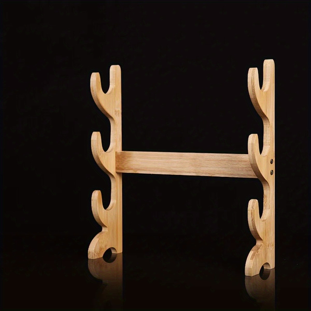 TEMU Wooden Display Rack For Storing And Showcasing Real-sized Japanese Swords