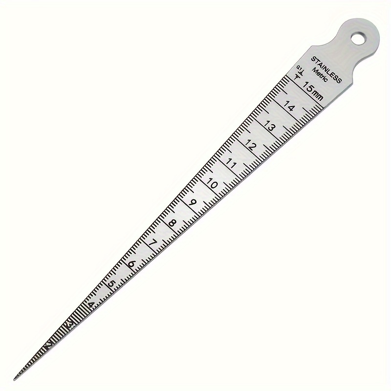 E-shop Hochwertiger Edelstahl Präzisions-Spaltmesser, Lochdurchmesser-Messer, Taper-Messer 1-15mm Edelstahl Innen-Durchmesser-Messer,