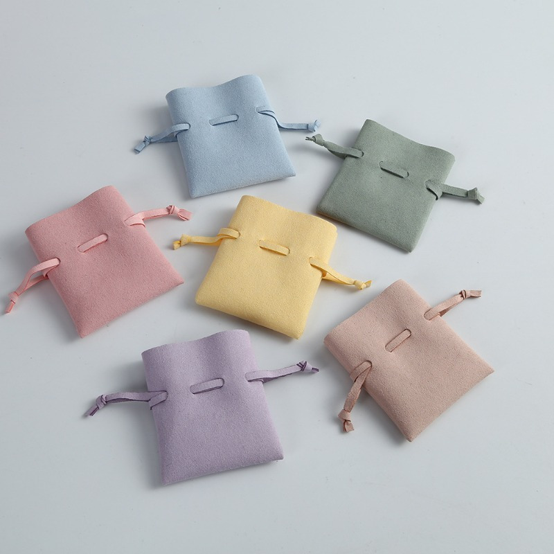 Personalized PU Plush Jewelry Pouch with Name/Text