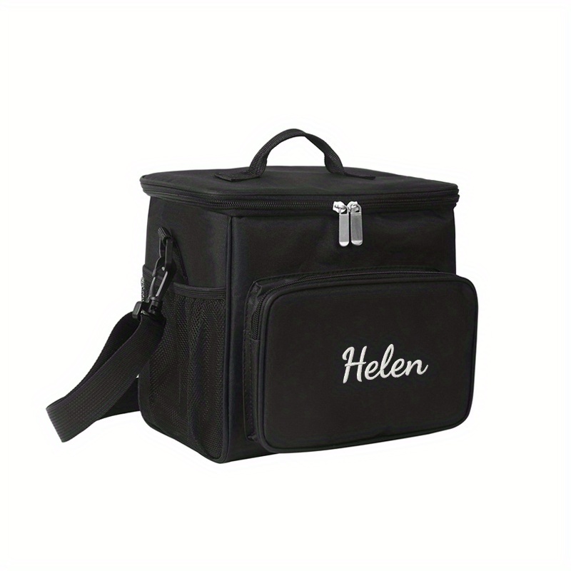 TEMU 1 Bolsa Térmica Aislada Personalizada para Hombres y Mujeres, Reutilizable Multifuncional con Correa de Ajustable, Impermeable, Ideal para