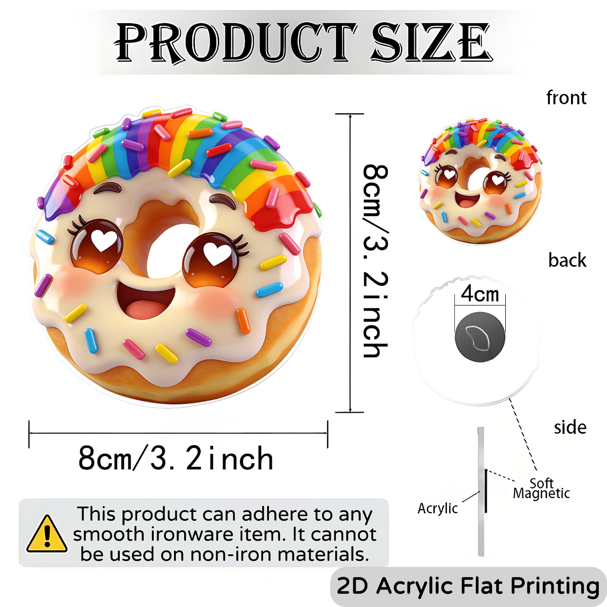 TEMU 1 Magnete da Frigo a Forma di | Regalo Divertente per Coppie, Decorazione per Frigorifero e Cassetta Postale, Decorazione per Porta in Ferro e