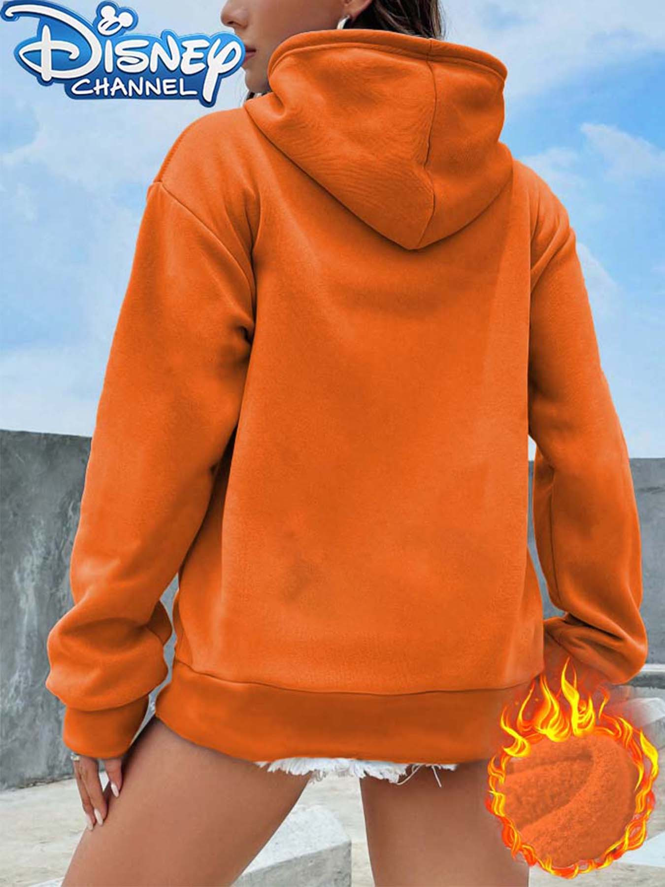 official womens hoodie black pullover sweatshirt Temu Bahrain