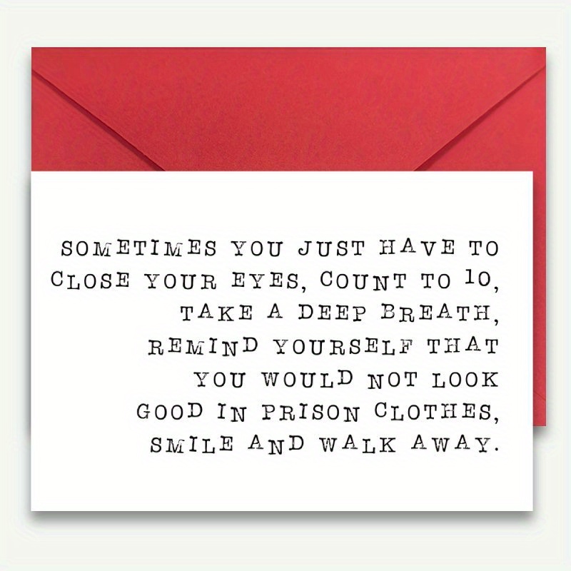 

1pc Inspirational Greeting - Uplifting For , , - For Anyone Going Through A Tough Time