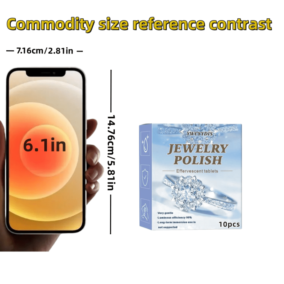 Jewellery Cleaning Solution, Gently Cleans Surface Stains