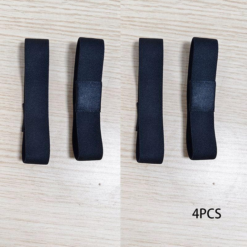 TEMU Juego de 2/4 piezas de sujetadores de cordones elásticos sin cordones para mujer, correas antideslizantes para el talón para zapatos grandes,