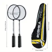 boshikha 2pcs professional set oversized wind with iron construction in black blue with carry bag details 2
