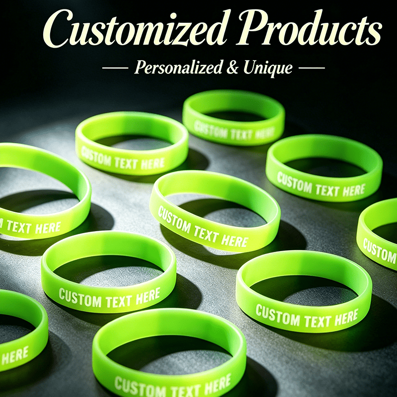 110pcs Customizable Glow Bracelets Set