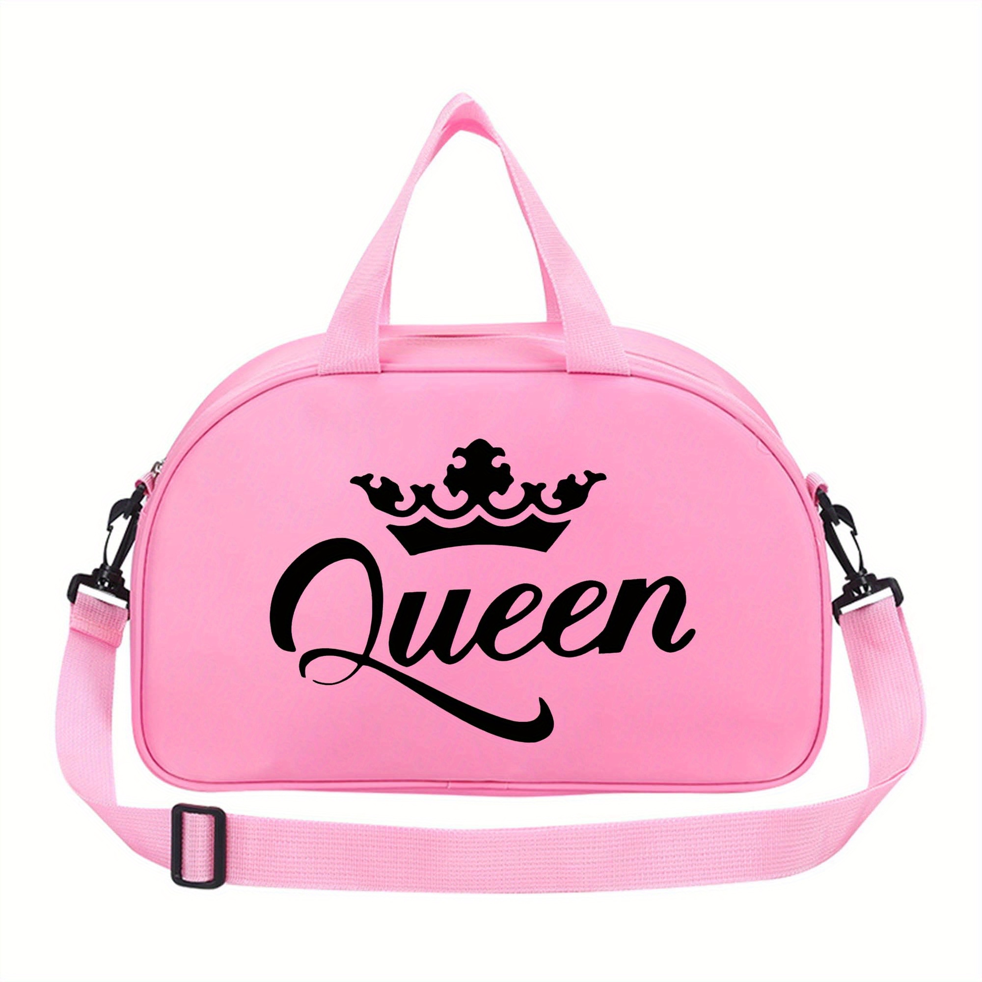 E-shop 1 Stück Queen Bedruckte Handtasche, Neue Nylon Tanztasche, Multifunktionale Messenger Bag, Modische Gepäcktasche, Lässige Reisetasche, Sport