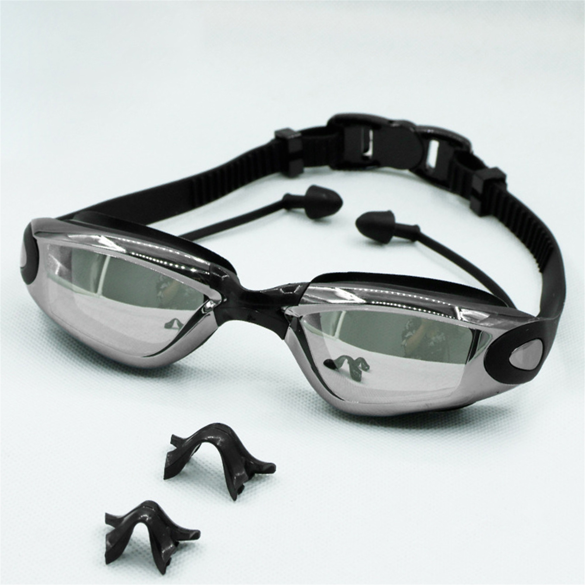 swimming glasses waterproof leakproof swim glasses anti fog swimming glasses with earplugs