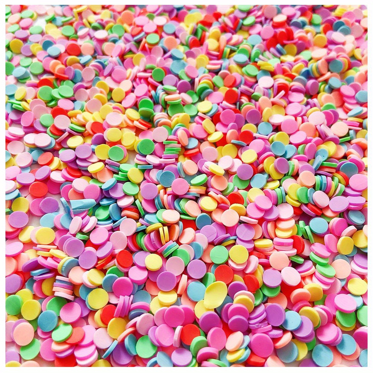 Image of 100g Fake Sprinkles Polymer Sprinkles Sprinkles Resin Sprinkles Clay Sprinkles For Resin Sprinkles For Nail Art Crafts Phone Case (100g Round-9)