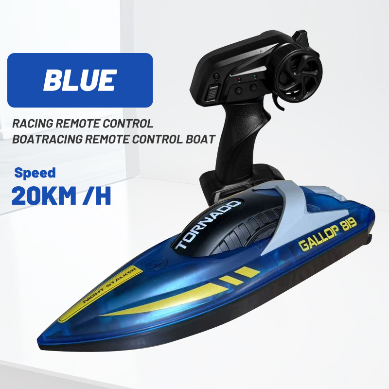 TEMU Fast Rc Boat Of Reaching 20km/h With A 2.4g Remote Control And A Range Of 120 Meters, Ideal For Gifts On Birthdays, Christmas, Or Halloween