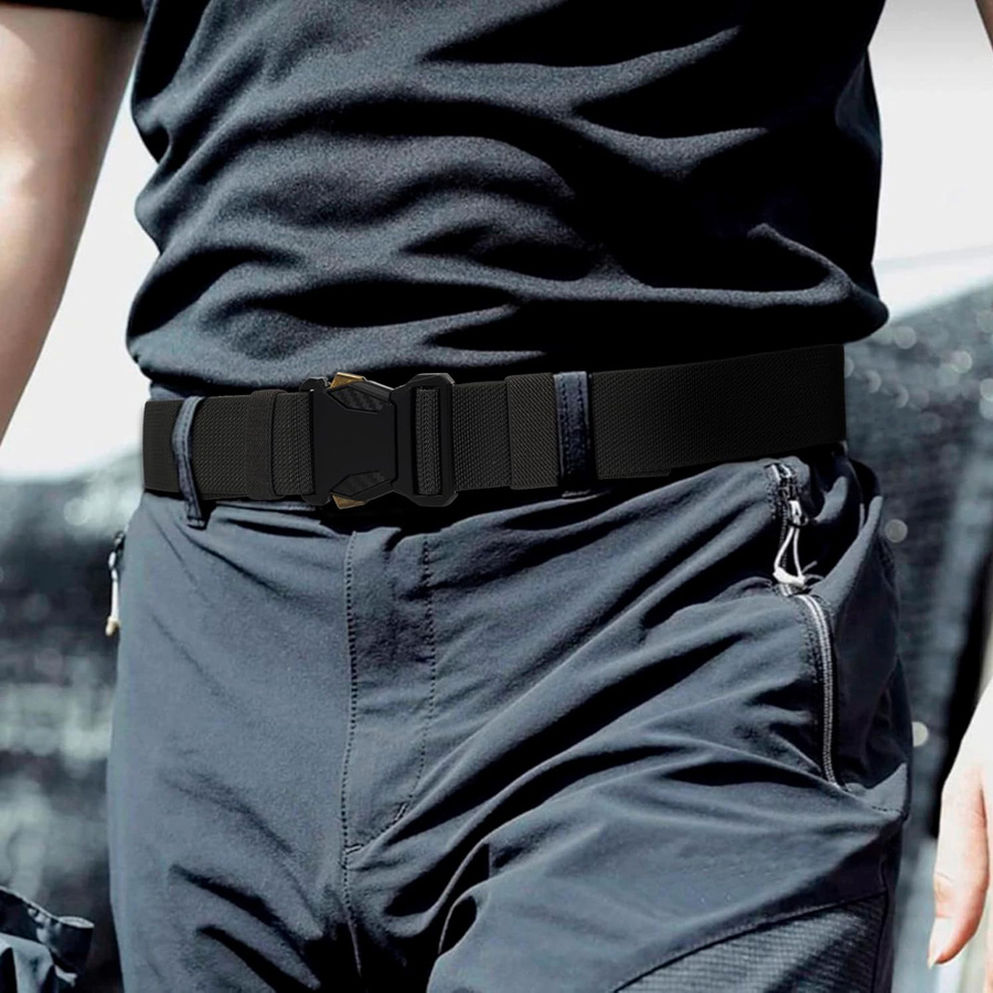 3pcs Tactical Belts Quick Release Buckle Durable Polyester