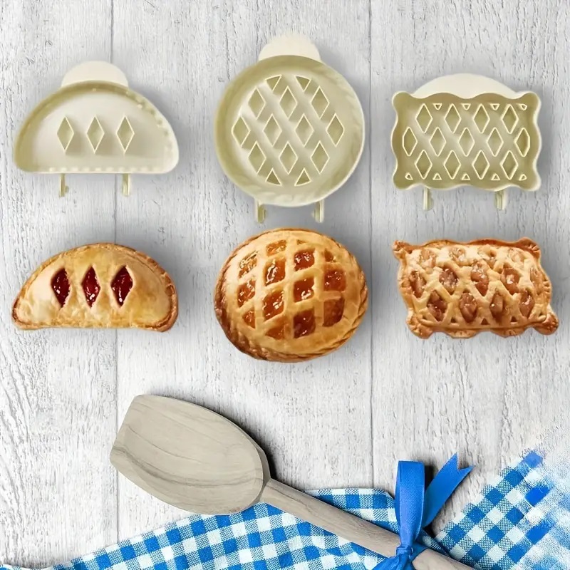 TEMU 3pcs Mini Dough Presser, Molds For Baking, Party , Hand Pie Molds, Baking Tools, Kitchen Gadgets, Kitchen Accessories, Home Kitchen Items