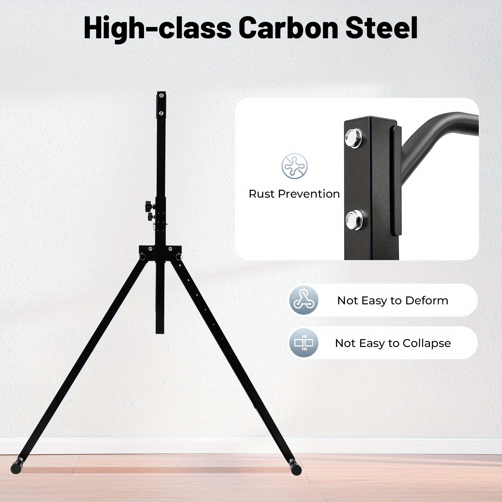 Image of Horizontal Bar Adjustable Triangular Pull Up Climbing Bar 440.92lbs