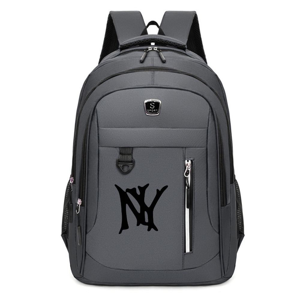 TEMU Large-capacity Laptop Backpack With Gothic Lettering & Suitable For Travel, Gym,, - Lightweight Bookbag, Adjustable Straps & Spacious