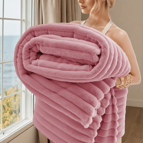 ultra soft 108in 90in 90in thick blanket multi color 3d faux rabbit fur double sided ideal for home camping gift for