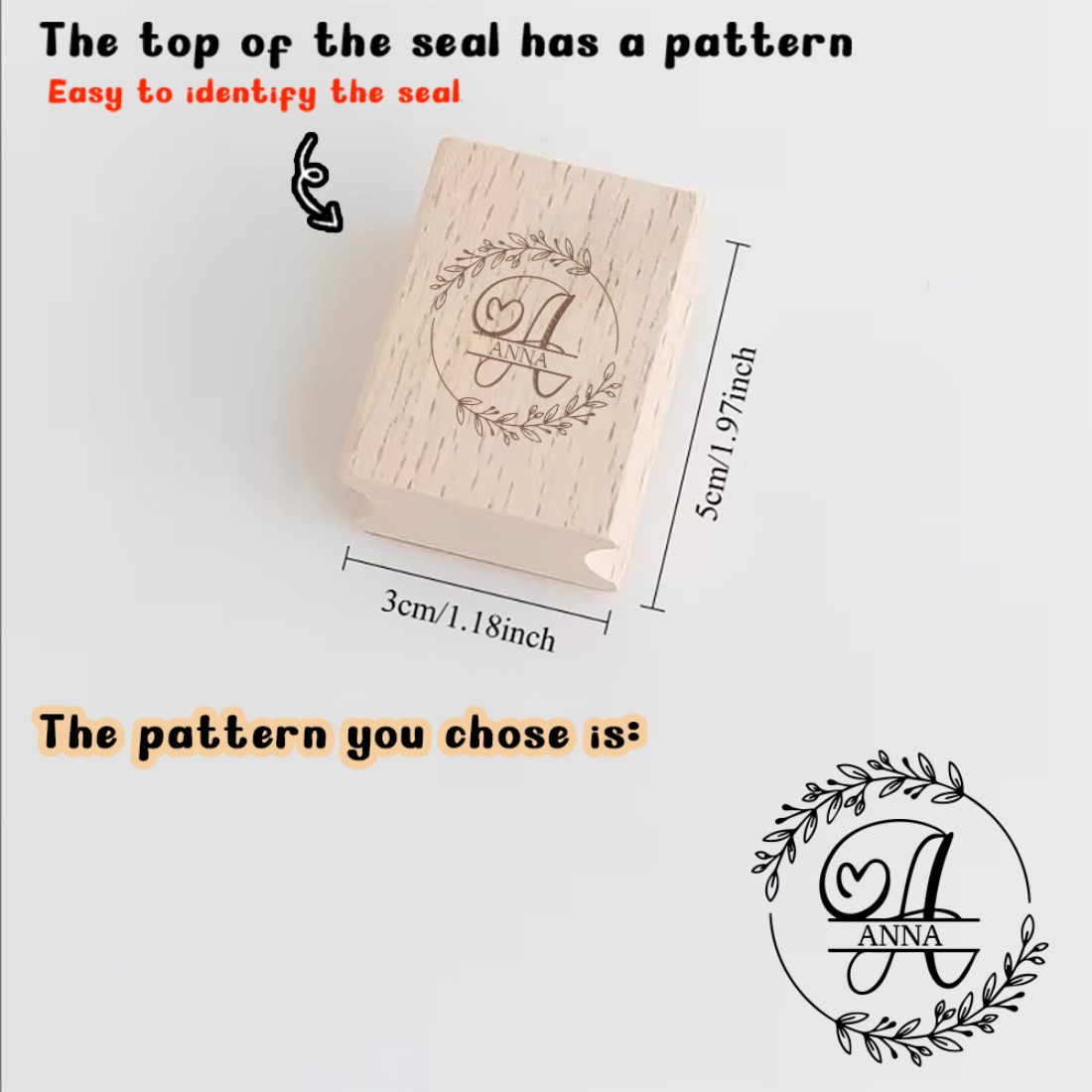 TEMU 1 pieza de sellos personalizados de madera montados con 26 de apellido de estilo vintage, letra, tarjeta de felicitación, sello, para hacer