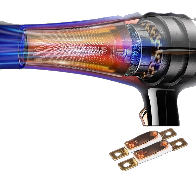 Secador Profesional para Salón y Hogar con Tecnología de Iones Negativos y Control Inteligente de Temperatura - Ajuste Caliente/Frío, Luz Azul para Sin Frizz y Secado Rápido - Compatible con Enchufe (110V) y Cuidado del Cabello