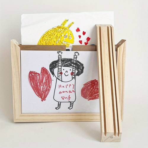 1개 아트 프레임, a3/a4 그림 & 수상증명서 전시대 - 교체형 이너, 나무 사진/수상품 홀더