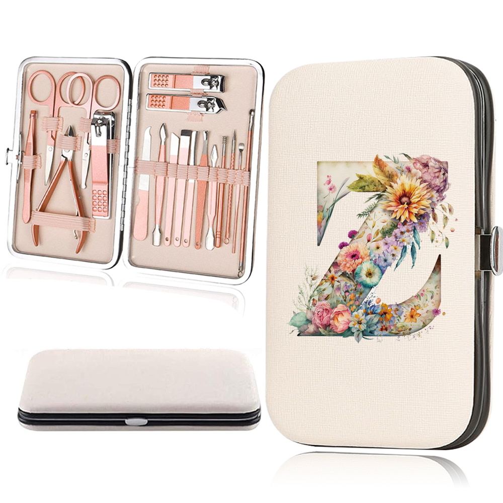 18pcs Essential Travel Nail Clipper Set with Organizer Case
