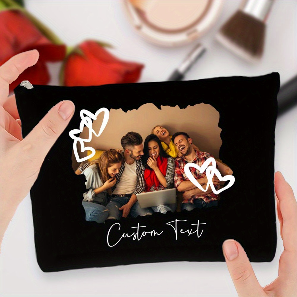 TEMU Trousse da Trucco Personalizzata con Foto, Trousse da Trucco Personalizzata con Foto di un , Trousse da Trucco Personalizzata con Foto, Trousse