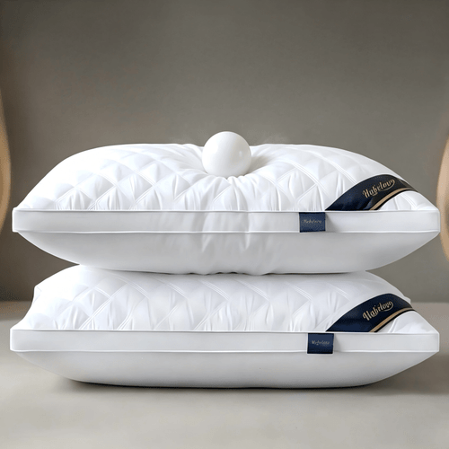 2pcs 2pcs star level hotel pillow inserts thick plump suitable for hotels suitable for all sleepers side back stomach retro quilted bedding with zipper closure fill for home dorm christmas gifts luxury bedding