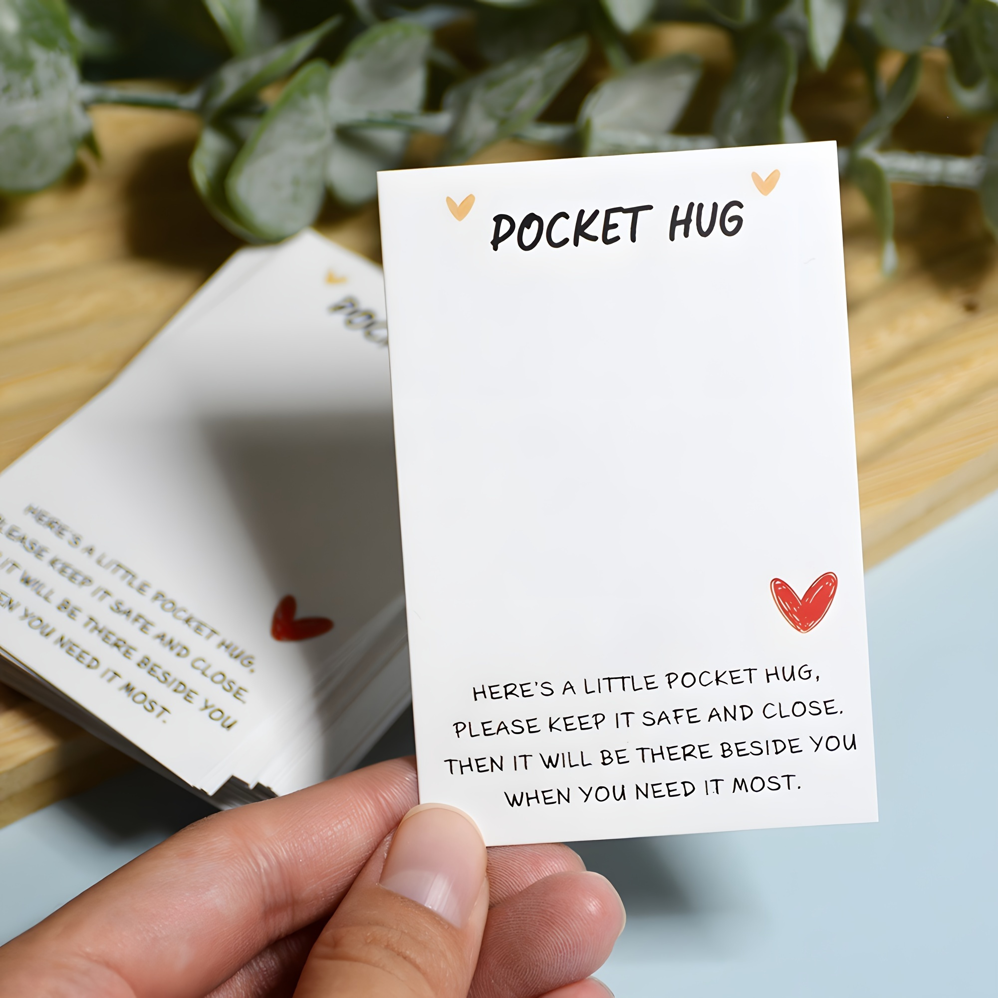 

10/30pcs Pocket Hug Cards, Inspirational Notes To , Encouragement Tokens, Small , Mini Keepsakes For