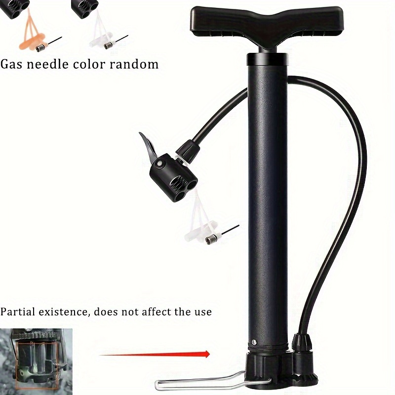 

1pc Pompe à vélo manuelle haute pression - 160PSI Matériau PP , Pompe à main portable pour vélos et ballons, aucune électricité requise