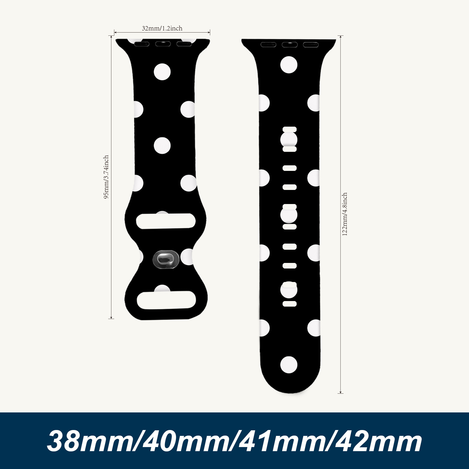 TEMU 38mm 40mm 41mm 42mm 44mm 45mm 49mm For Watch /2/3/4/5/6/7/8/9/10/11/ultra/se For , Family Or Personal Use Silicone Watch Strap Holidays