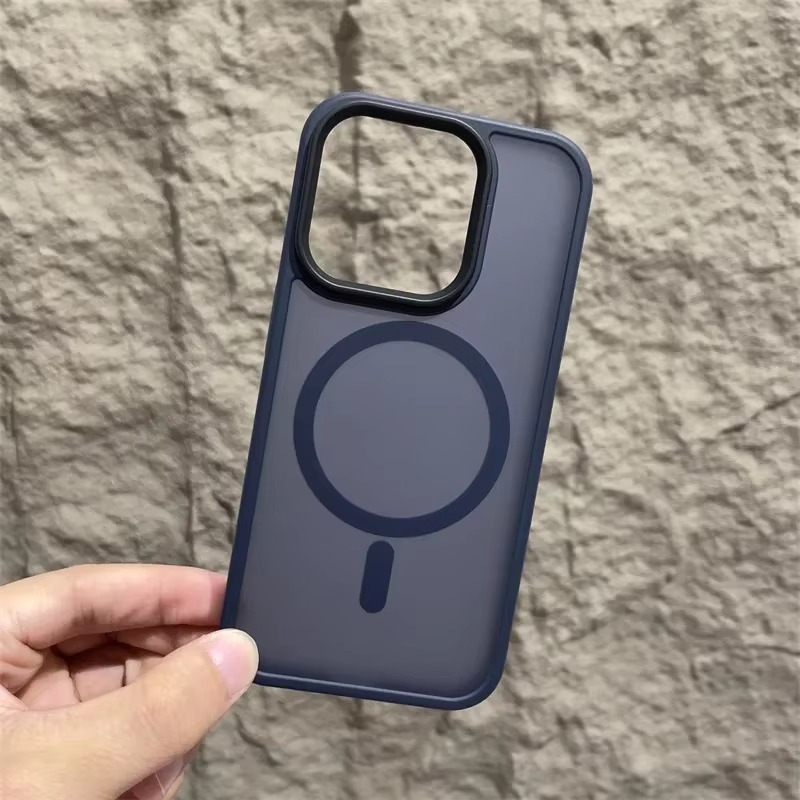 Phone Case: Slim Shockproof Magnetic 17air 16plus 15 14 13 12 Pro Max, Frosted Translucent Back Anti-scratch Anti-yellow All-inclusive Drop Protection Wireless Charging Phone Shell