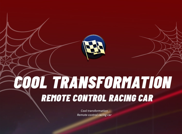 Transformer RC Car, One Key Transform 360° Rotation, 2.4Ghz RC Car 1:18 Ratio Transforming Robot, 2pcs Rechargeable Batteries, One Key Transform 360° Car Toys, For 3-12 Years Old Boys, Birthday Gift