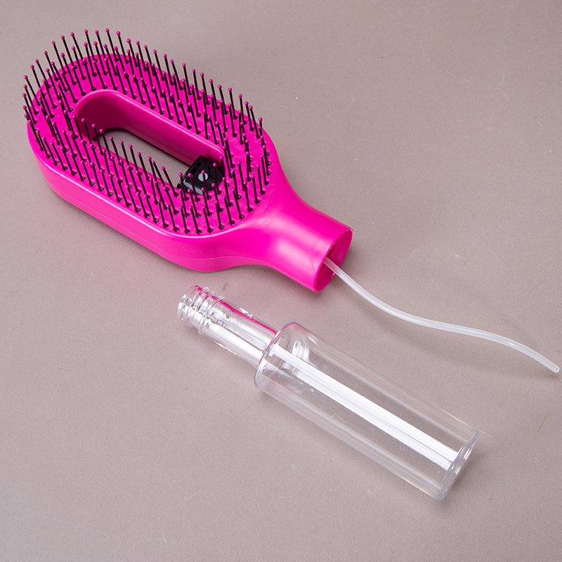 TEMU Haarstyling Tool, Spray Kam, Spray Styling Kam, Geschikt voor Zowel Als Nat Haar Styling - Anti-Klit Nylon Borstelharen, Makkelijk te Gebruiken,