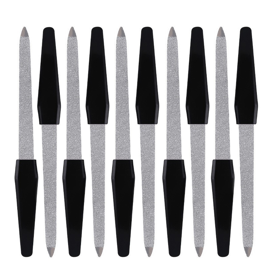 TEMU 10 lime per unghie in metallo a , buffer per lucidatura, strumenti di per manicure e pedicure