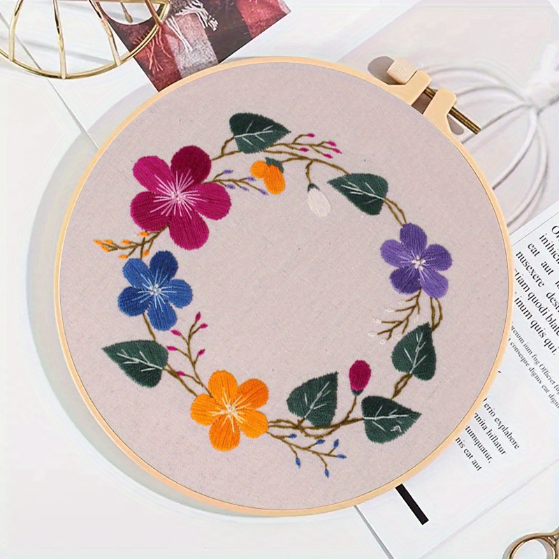 Point De Croix Pour Débutant Broderie Kit Complet JSRQT 3 Pièces