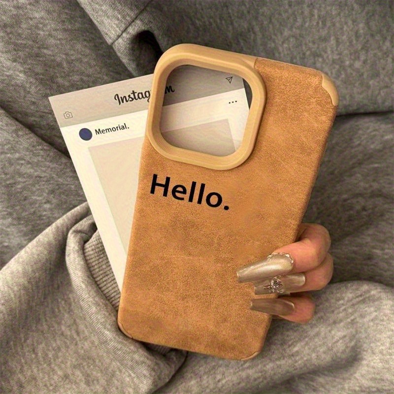 Simple English Case Suitable for Apple 16 Pro Max, for Iphone 15 Step Skin, Soft Protective Cover for 14 And 13.