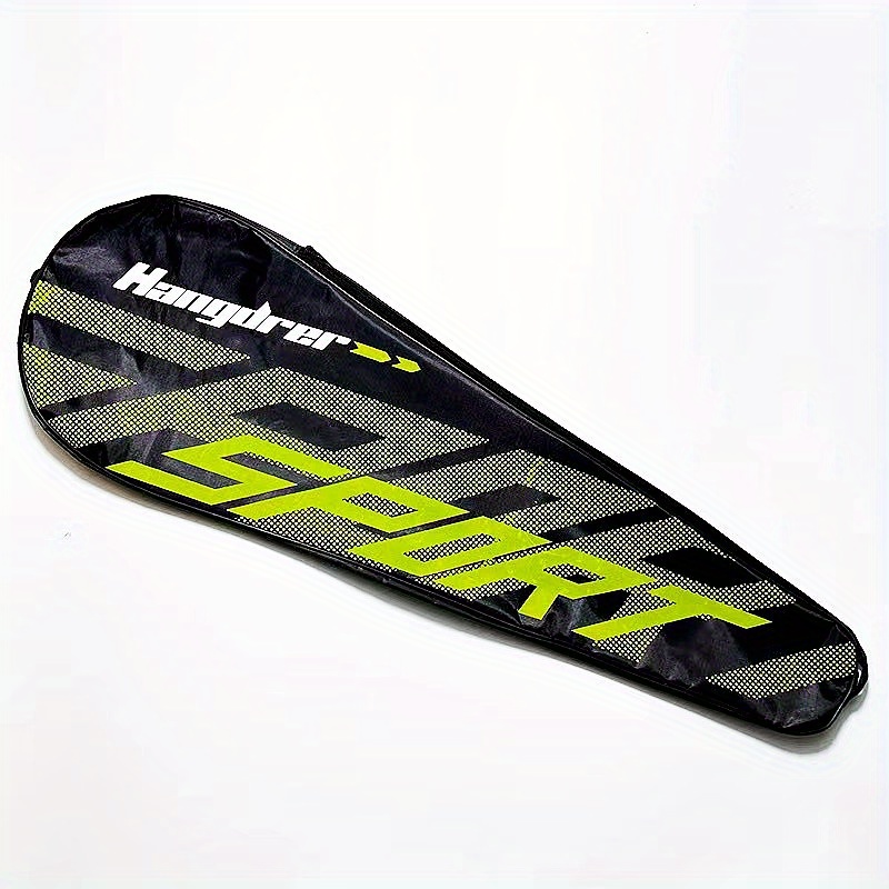 2 pack lightweight badminton rackets set iron material ideal for outdoor practice play beginner training rackets details 3