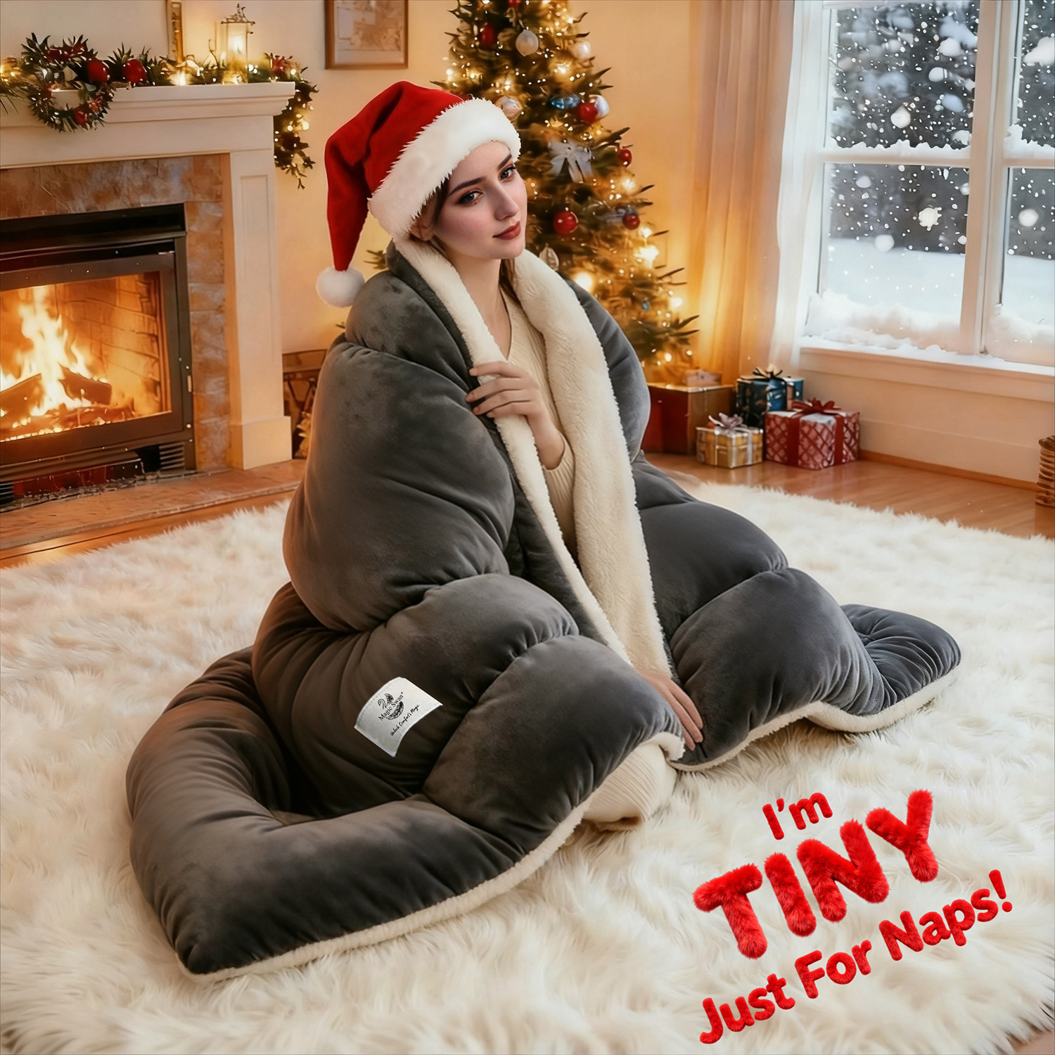TEMU 1pc High-quality Thickened Velvet Blanket, Soft100% Fiber Filling, Light Beige Soft Polyester Fabric, Suitable For Bedrooms And Hotel Rooms,