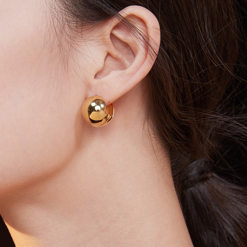 3pcs Set Trendy Sphere Stud Earrings for Women
