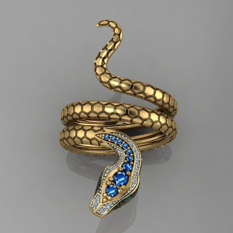 TEMU Bague bleu rétro, unisexe, idéale pour les festivals, les , et les bijoux gothiques hip-hop