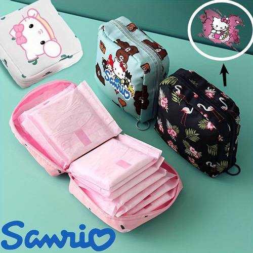 heart series inner pouch organizer a stylish and simple sanitary pad storage pouch made of durable material a travel essential that functions as organizer gifting features a fun