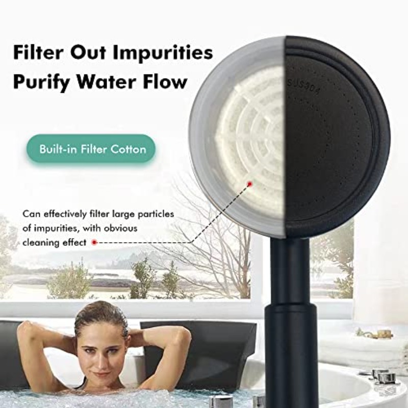 Complete Metal Handheld Shower Head with Filter