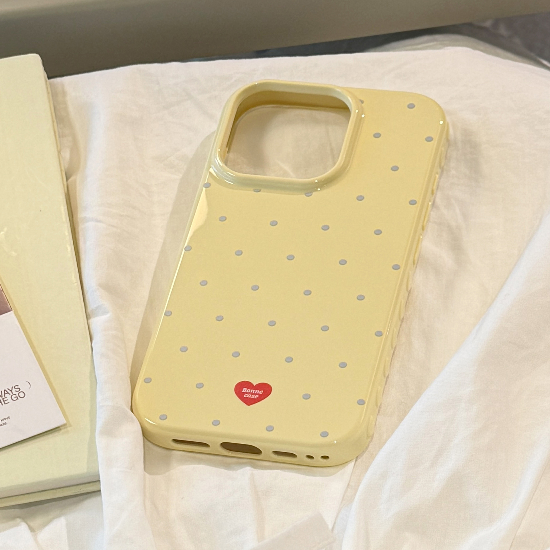 TEMU Phone Case: Simple Polka Dot Case For 16, 17, Color Block 15 Pro Max, Drop-proof 14, Full Coverage 13, 12, Holiday Gift, Birthday Gift, Gift For
