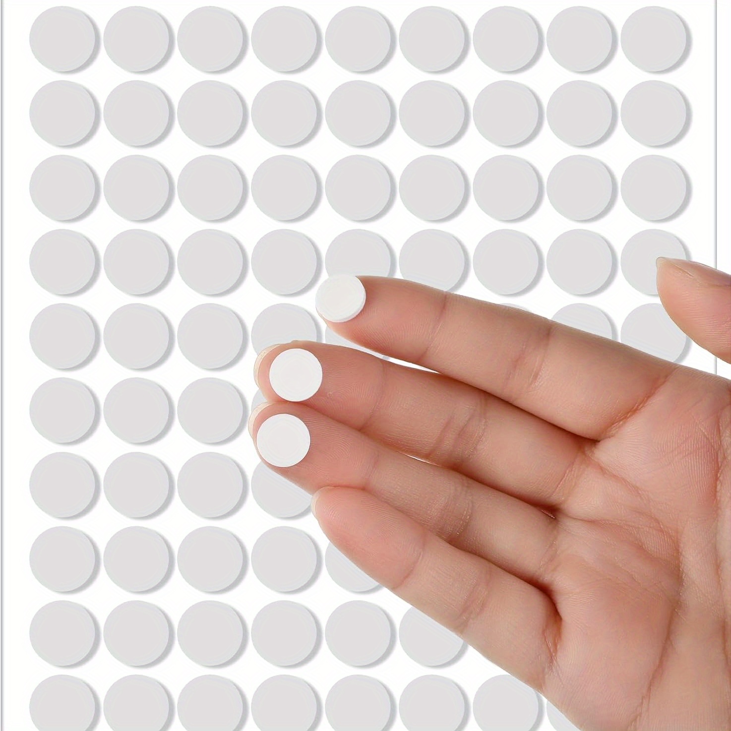 Image of 200pcs Felt Furniture Pads For Hardwood Floors Self Adhesive Chair Felt Pads Non Slip Furniture Feet Protectors Cabinet Bumpers Sticky Foam Pads Door Pads Stop Slamming Furniture Levellers