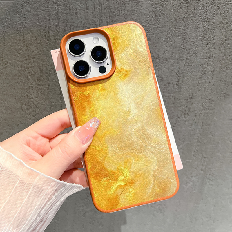 품목 사진 폰 케이스: 2d 평면 골든 마블   패턴 스타일리시 폰 케이스, 아이폰 17/17 pro max/17 air/16 pro max/16e/15/14 plus/13 pro/12/11 pro max용, 선물용으로 사용 가능, 고급스러운 질감, 낙하 방지 및 내구성, tpu 보호 커버, 아름답고 패셔너블한, 2d 평면