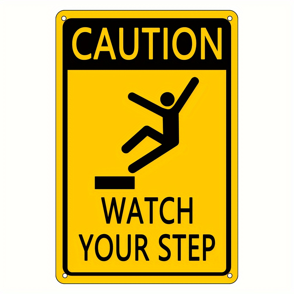 TEMU Retro Wooden Sign, Caution Sign, | Home Bar Restaurant Indoor Outdoor Safety Sign, Room Decor, Wall Hanging