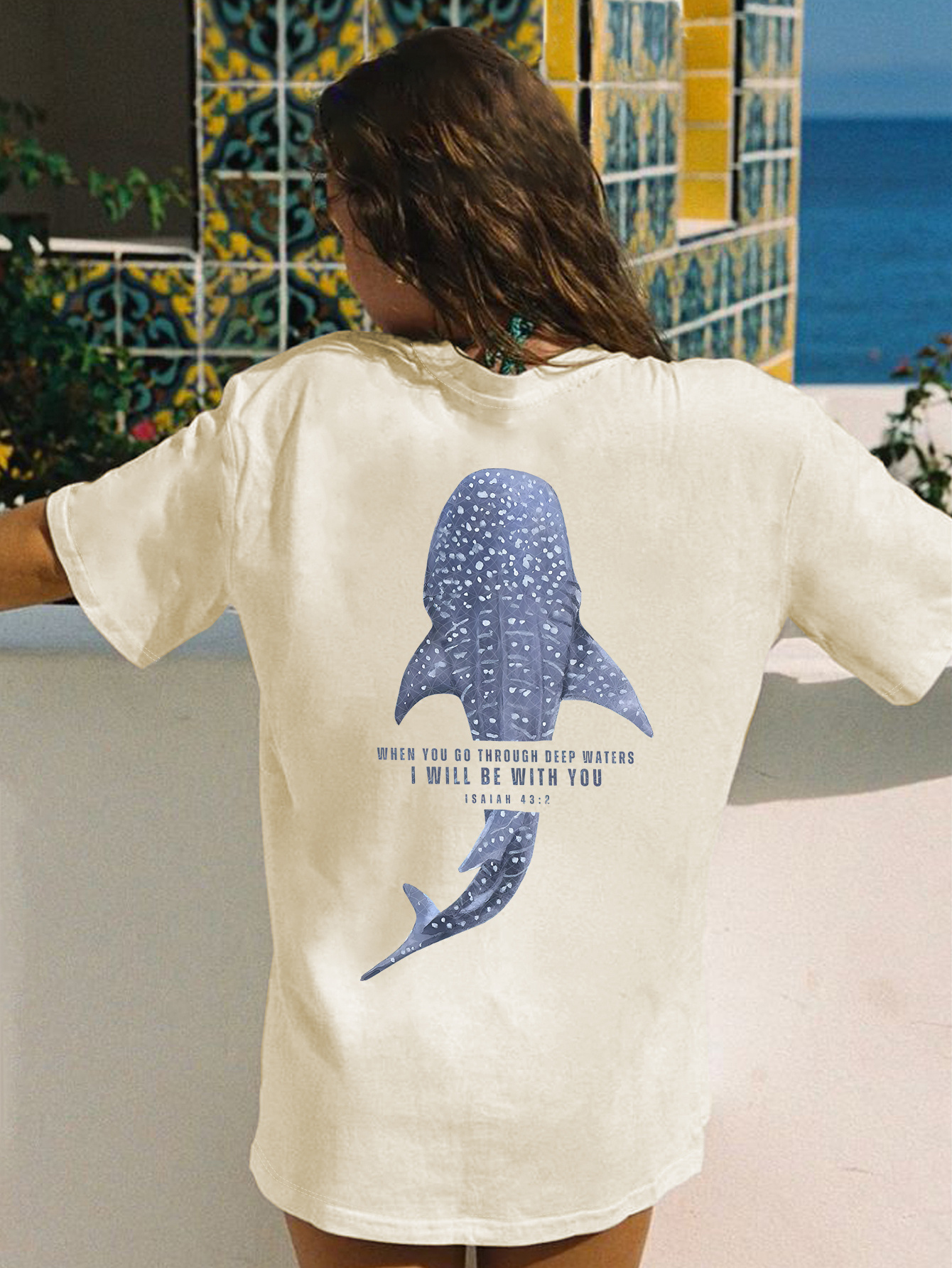 whale shirt sold on Temu United States