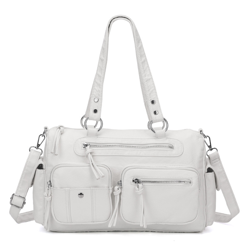 2026 -embossed Women's Tote Bag, Fashionable Printed Shoulder Bag, Casual Versatile Large-capacity Handbag