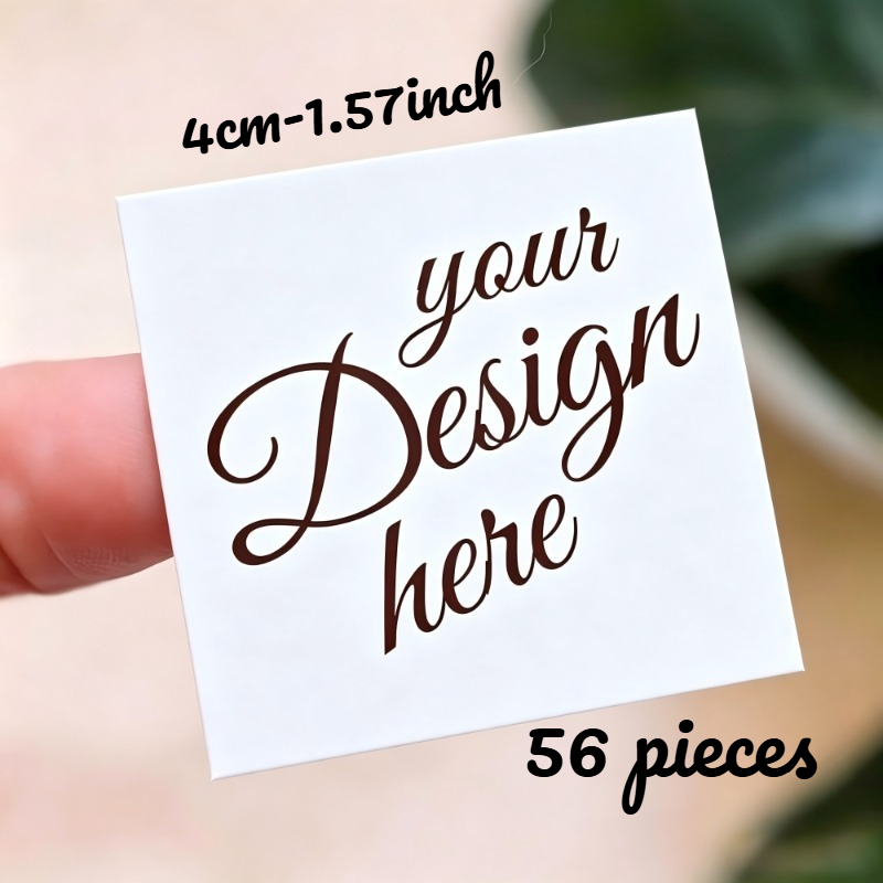 TEMU Custom High-quality Stickers Available In Sizes 1.18/1.57/1.97/2.36/2.76/3.15 Inches. Square And Round Sticker Labels For Gift Sealing,