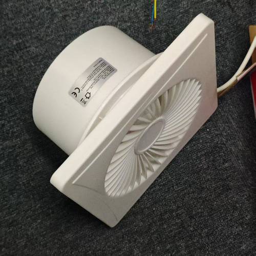 item picture 6 inch exhaust fan ventilation fan strong airflow ventilation fan energy saving small fan silent exhaust fan suitable for kitchen window wall or glass installation suitable for shower office garage bathroom white